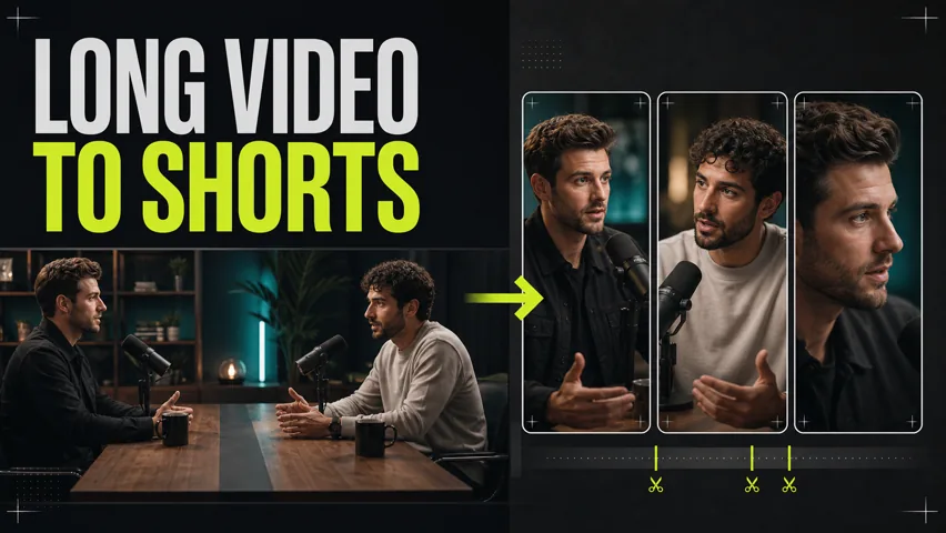 Long Video to Shorts cover
