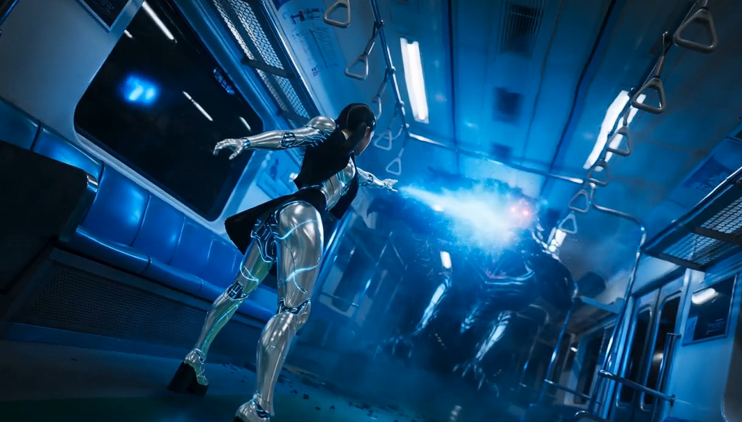 My Character in a Hero Scene